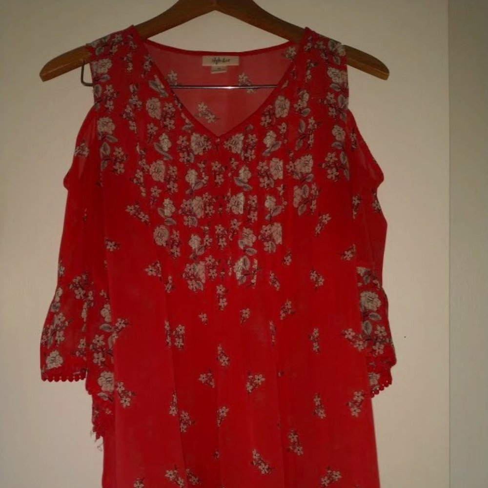 Coral Floral Off Shoulder Top - Light and Fun
